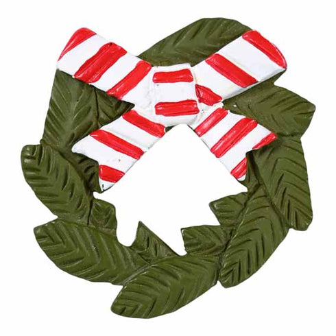 Krans med rosett till Nissedörr