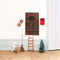 Nisse door - 9 pieces - wooden door, Christmas tree, broom etc.