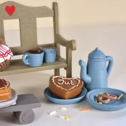 Gingerbread heart for Nisse door