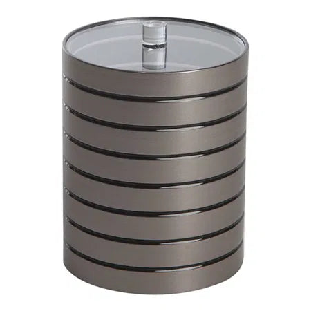 Förvaringsburk, för bomullstussar med strib