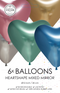 Ballonger Hjärtformade 6-pack