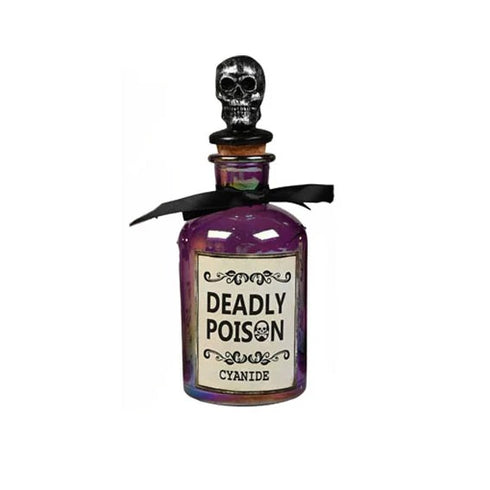 Halloweendekoration Glasflaska, H 16,2cm, Dia. 6,7cm