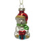 Glass Christmas bauble, Snowman