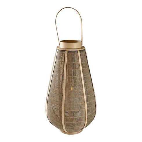 Lykta, med glaskupa, dia 10cm