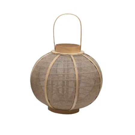 Lykta, med glaskupa, dia 10cm