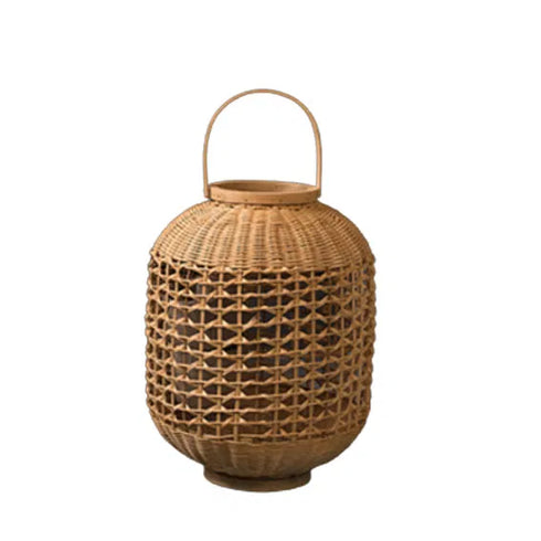 Lykta, med glaskupa, dia 10cm