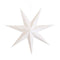 Pappersstjärna, med 7 spetsar Dia. 75cm, Vit