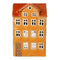 Ceramic House, Light Brown, H 22cm