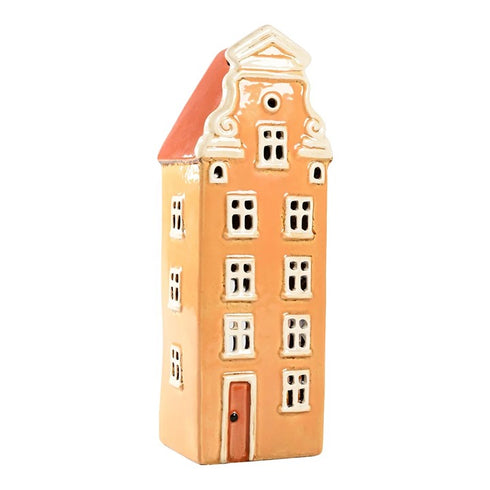 Keramikhus, Gult, H 22cm