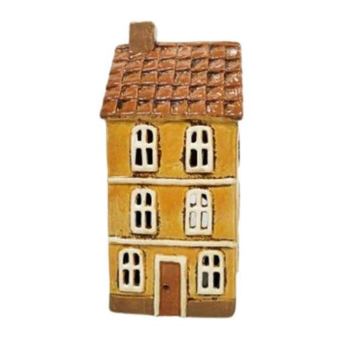 Keramikhus, Gult, H 22cm