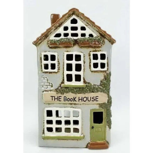 Ceramic House, Green, H 21.5cm