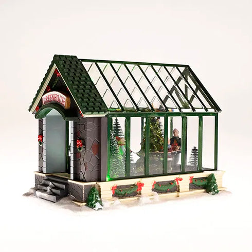 Växthus LED, H17cm, Plast, Flerfärgad