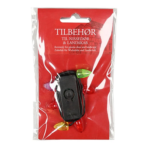 Ljusslinga färgade lampor till Nissedörr