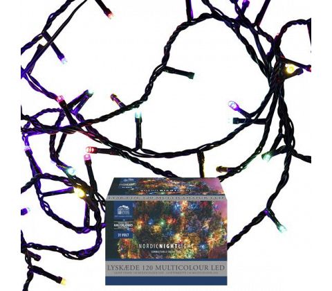 Ljusslinga 31V färgad belysning 595cm