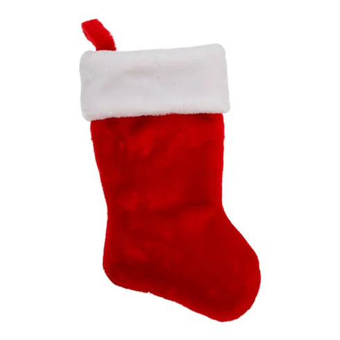 Julstrumpa, H 43cm, Röd