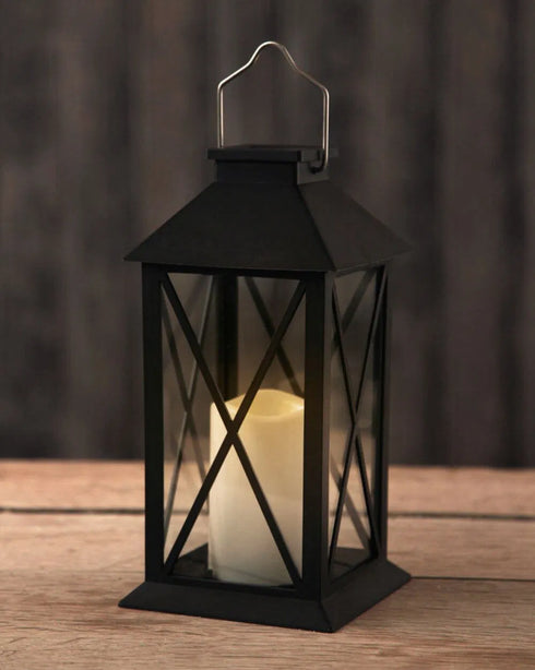 Solcellslampa m/1LED m/flickerljus