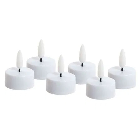 Värmeljus LED, H5cm,Vit