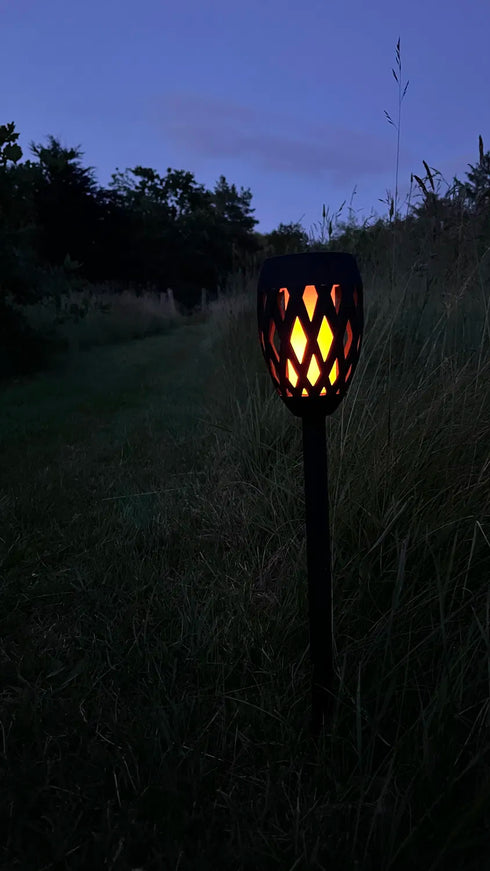 Solfackla m/12LED, H48xDia7,5cm