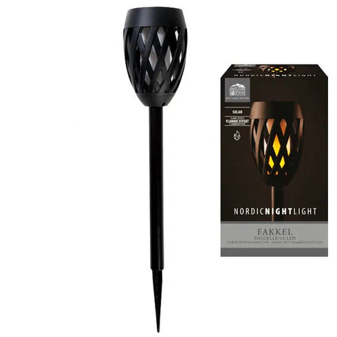 Solfackla m/12LED, H48xDia7,5cm