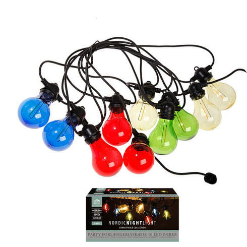 LED-ljuskedja med 10 glödlampor, EXTENSION