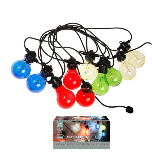 LED-ljuskedja med 10 glödlampor, EXTENSION