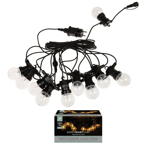 LED-ljuskedja med 10 glödlampor, 31V/STARTER
