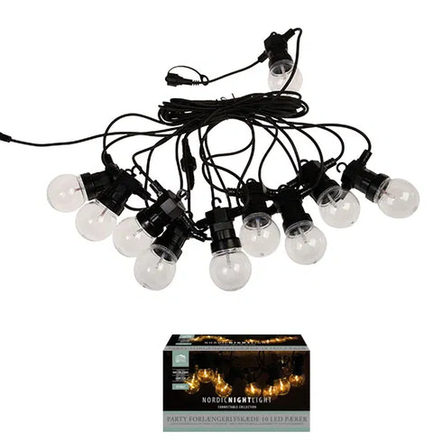 LED-ljuskedja med 10 glödlampor, EXTENSION