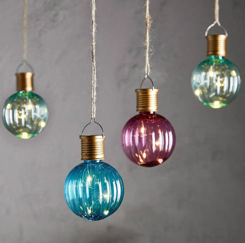 Solcellsdrivna glödlampor för upphängning, m/4LED