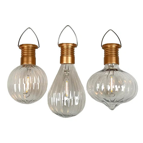 Solcellsdrivna glödlampor för upphängning, 3ass