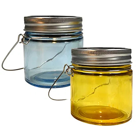 Solglas m/LED, H8xDia7cm, 2ass