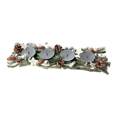 Advetsljusstake Natur 51cm