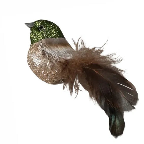 Dekorationsfågel, H 12cm