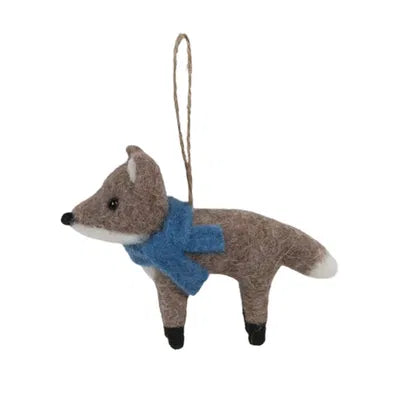 Räv, H13cm, Frigolit, Natur