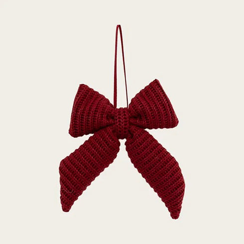 Rosett i sammet, B 15cm, Polyester, Röd