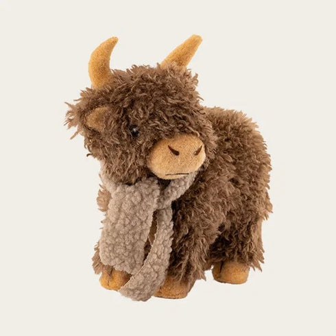 Juldjur Highland Cattle , textil, H 25cm