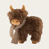 Juldjur Highland Cattle , textil, H 25cm