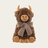 Juldjur Highland Cattle , textil, H 29cm