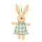 Påskhare, H 21cm, Grön