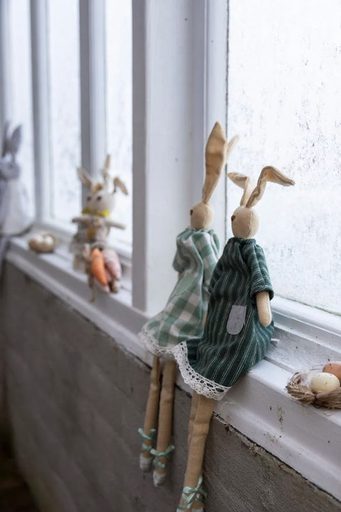 Påskhare, H 29cm, Grön