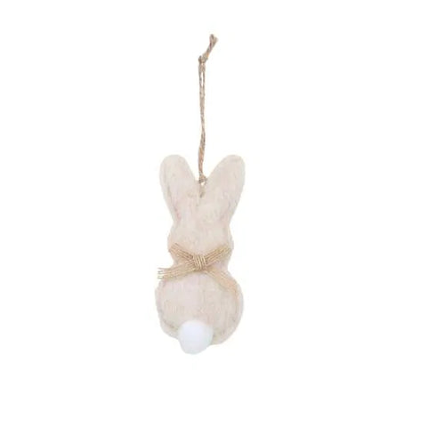 Easter Bunny, H 6cm, Polyester, Brown