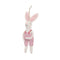 Påskhare, kille, H 9cm, Polyester, Rosa