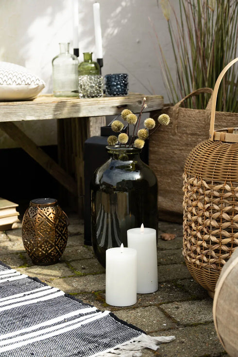 Solcellslykta, H18xDia14,50cm