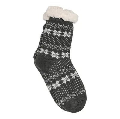 Strumpor fodrade, Storlek 35-42, Grå