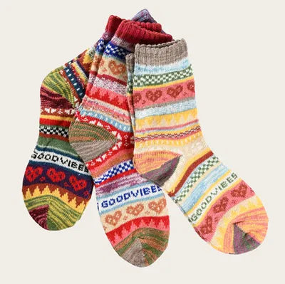 Strumpor, för dam, storlek 39-42, Flerfärgad, 3/paket