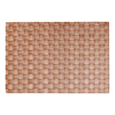 Bordstablett, flätad, 45x30cm Plast, Natur