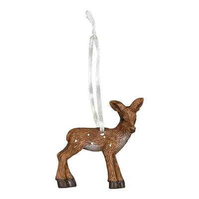 Rådjur, H6,8cm, Polyresin, Brun