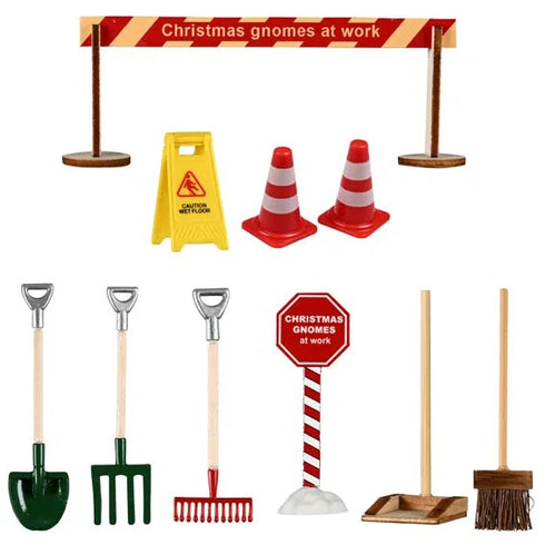 Road Worker Set for Nisse Door, 10 pc/set