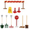 Road Worker Set for Nisse Door, 10 pc/set