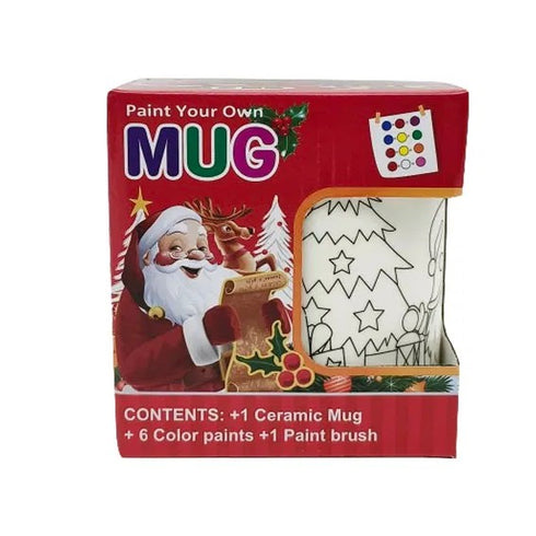 Målningsset, Mugg, Keramik, H 9,6cm