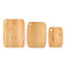 Cutting board, bamboo, Nature, 3/set